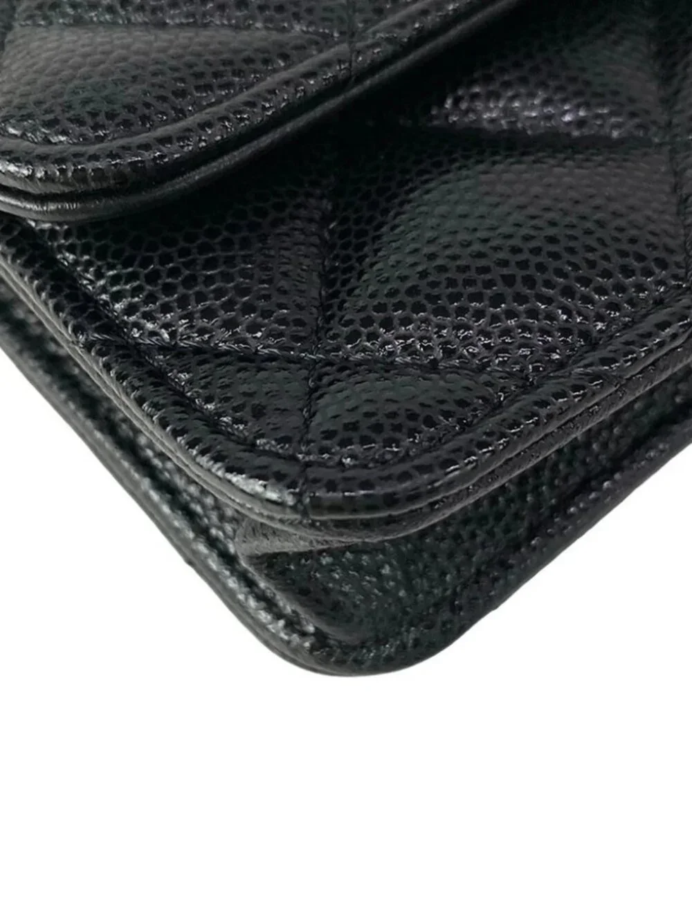 CHANEL Matelasse AP3693 Black Calfskin Bum Bag gold hardware